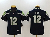 Youth Limited Nike Seattle Seahawks #12 Fan Navy Blue Vapor Untouchable Jersey,baseball caps,new era cap wholesale,wholesale hats